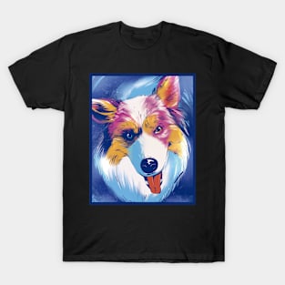 Australian Shepherd Dog Retro Vintage T-Shirt